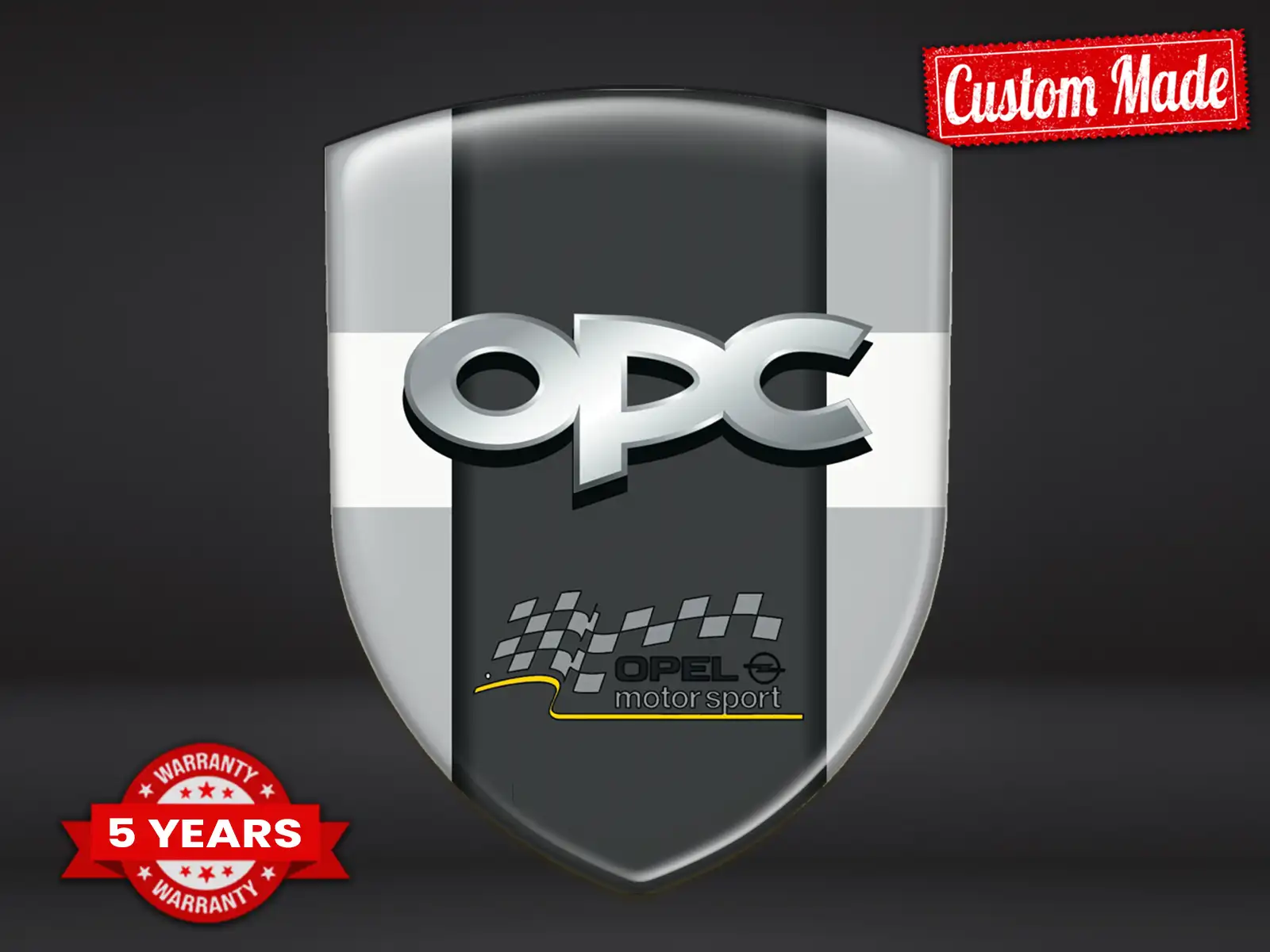 OPC Pegatinas Logo Negocio Deporte Estrella Minimalista